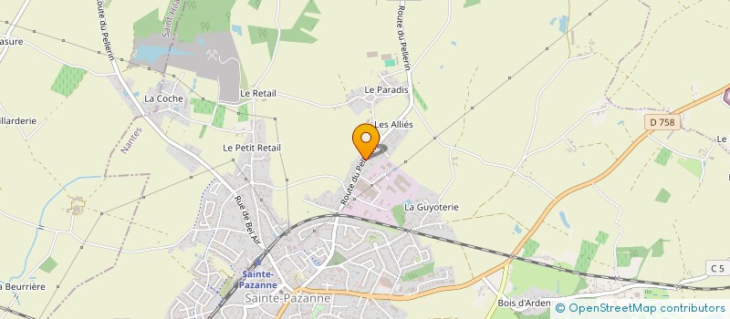 localisation de l'entreprise ASSOCIATION DE FABRICANTS DE COMPOSANTS POUR STRUCTURES EN BOIS à SAINTE-PAZANNE