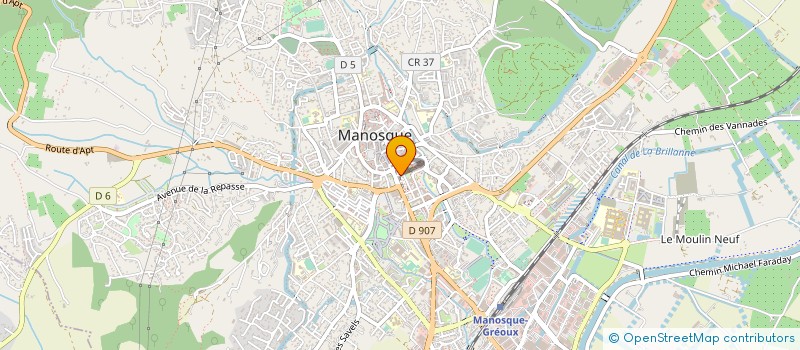 localisation de l'entreprise ASSOCIATION DE FAMILLES DE TRAUMATISES CRANIENS ET DE CEREBRO-LESES DES ALPES DU SUD à MANOSQUE