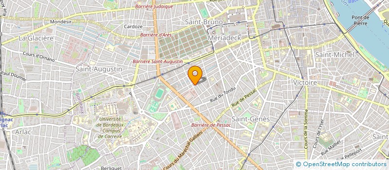 localisation de l'entreprise ASSOCIATION DE FINANCEMENT DE GENERATION FREXIT à BORDEAUX