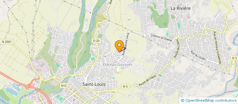 localisation de l'entreprise ASSOCIATION DE FINANCEMENT DE L'ACTION POPULAIRE DE LA REUNION  SAINT-LOUIS