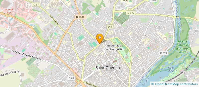 localisation de l'entreprise ASSOCIATION DE FINANCEMENT DE L ASSOCIATION LA MANUFACTURE à SAINT-QUENTIN