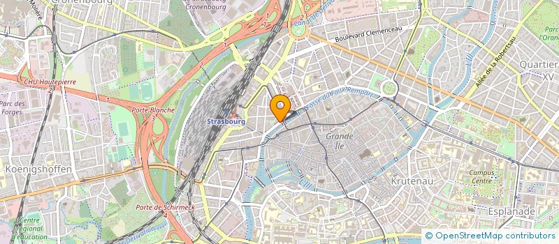 localisation de l'entreprise ASSOCIATION DE FINANCEMENT DE LA COOPERATIVE SOCIALE, ECONOMIQUE ET CITOYENNE à STRASBOURG