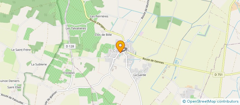 localisation de l'entreprise ASSOCIATION DE FINANCEMENT DE LE PARTI DES FEMMES  BRISSAC LOIRE AUBANCE