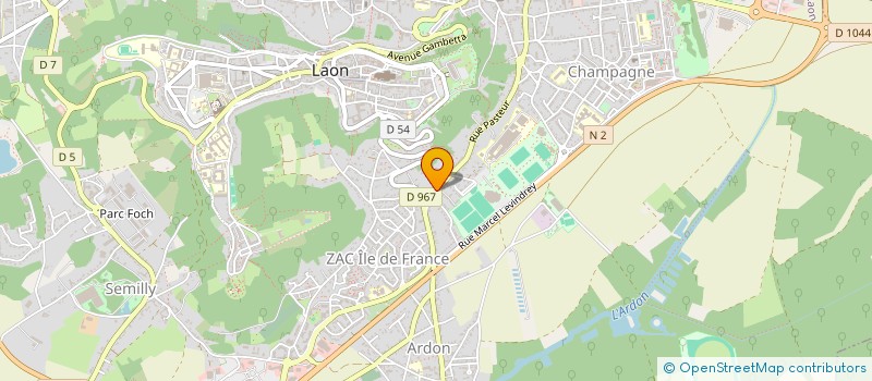 localisation de l'entreprise ASSOCIATION DE FINANCEMENT DE MADAME CORINNE LEPAGE POUR L ELECTION PRESIDENTIELLE à LAON