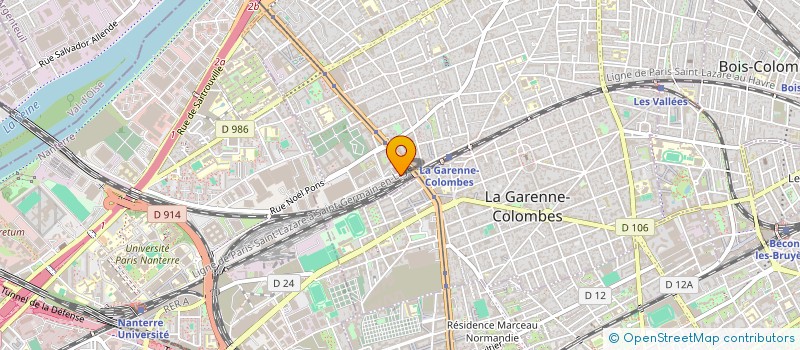 localisation de l'entreprise ASSOCIATION DE FINANCEMENT DU PARTI COLOMBES S'ENGAGE  COLOMBES
