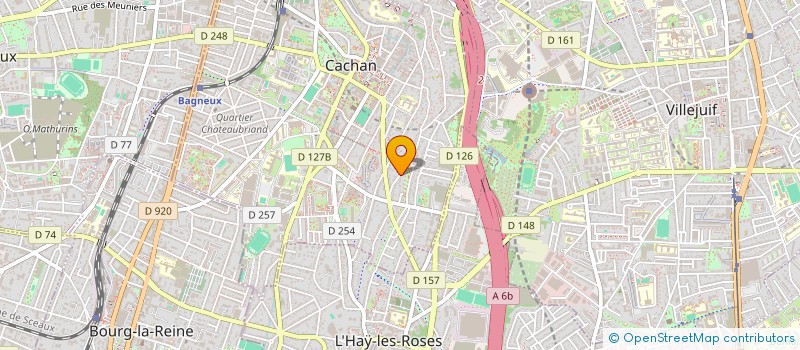 localisation de l'entreprise ASSOCIATION DE FINANCEMENT DU PARTI FRANCE ABSTENTION  CACHAN