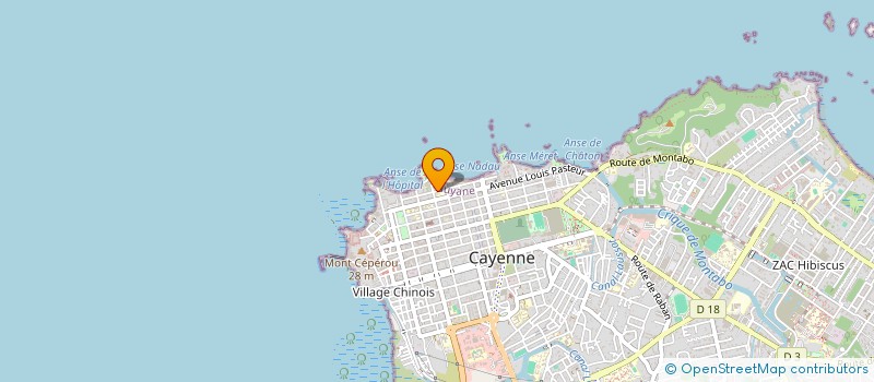 localisation de l'entreprise ASSOCIATION DE FINANCEMENT DU PARTI MOUVEMENT WALWARI  CAYENNE