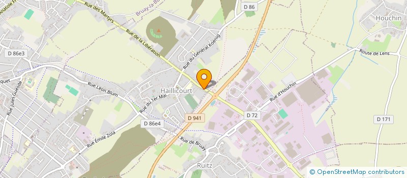 localisation de l'entreprise ASSOCIATION DE FINANCEMENT DU PARTI POLITIQUE MERITE  HAILLICOURT