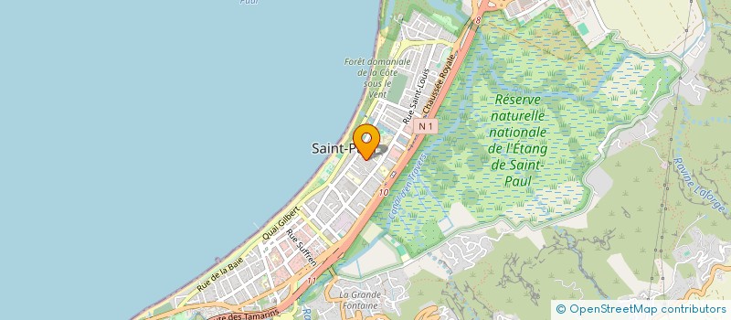 localisation de l'entreprise ASSOCIATION DE FINANCEMENT DU RASSEMBLEMENT POUR LA REUNION à SAINT-PAUL