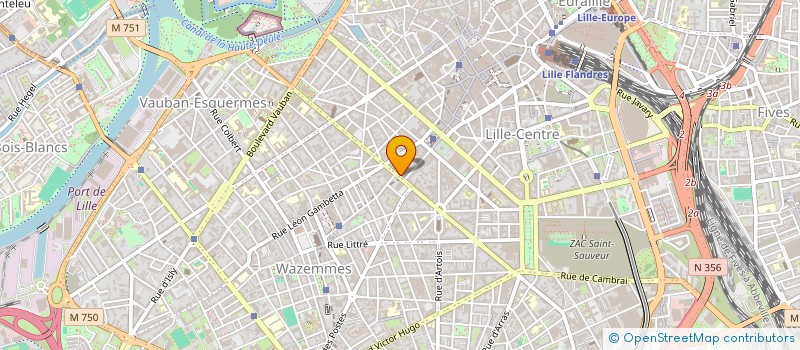 localisation de l'entreprise ASSOCIATION DE FINANCEMENT ELECTORAL DE LA CAMPAGNE LEGISLATIVE D'ADRIEN QUATENNENS EN 2022 à LILLE