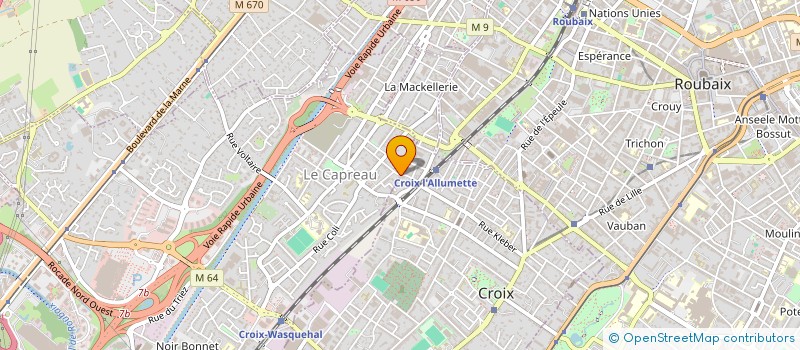 localisation de l'entreprise ASSOCIATION DE FINANCEMENT ELECTORAL DE LA CAMPAGNE MUNICIPALE DE LA LISTE CONDUITE PAR UGO BERNALICIS EN MARS 2026 DONT  WASQUEHAL