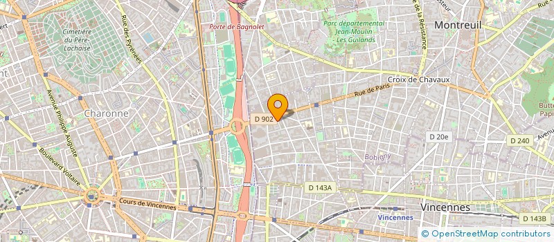 localisation de l'entreprise ASSOCIATION DE FINANCEMENT NPA SOUTIEN à MONTREUIL