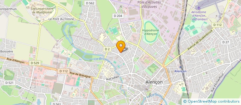 localisation de l'entreprise ASSOCIATION DE FLECHETTES DU TOUCAN (A.F.T.) à ALENCON
