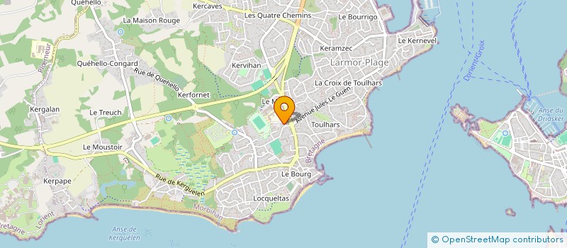 localisation de l'entreprise ASSOCIATION DE FOOTBALL AMERICAIN : LES CELTICS  LORIENT