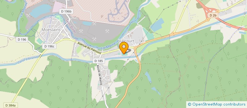 localisation de l'entreprise ASSOCIATION DE FOOTBALL DE VALCOURT à VALCOURT