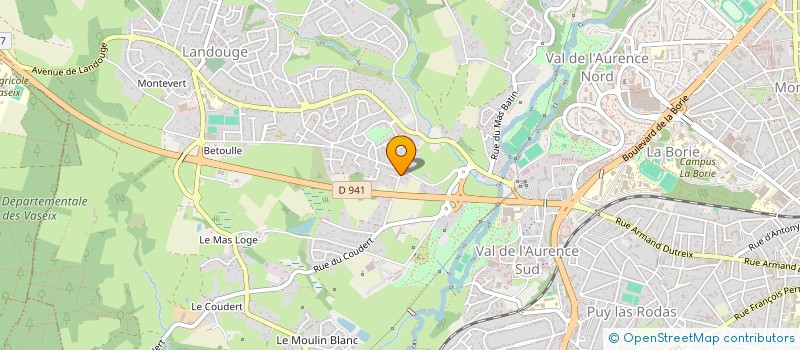 localisation de l'entreprise ASSOCIATION DE FOOTBALL POUR PERSONNES ATTEINTES DE PARALYSIE CEREBRALE à LIMOGES