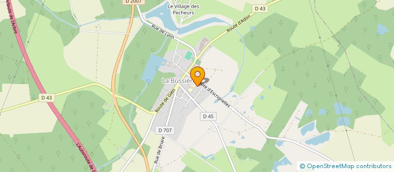 localisation de l'entreprise ASSOCIATION DE FOOTSALLE BRIAROIS  ADON