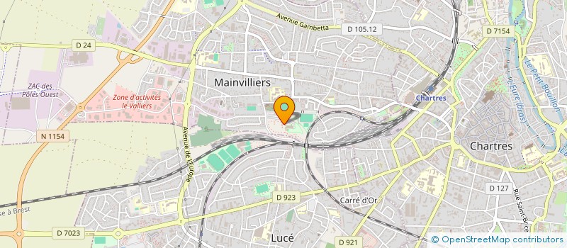 localisation de l'entreprise ASSOCIATION DE FORMATION AQUATIQUE DE SAUVETAGE ET DE SECOURISME EURELIENNE à MAINVILLIERS