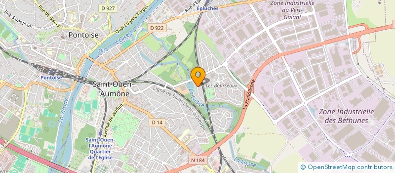 localisation de l'entreprise ASSOCIATION DE FORMATION DE PREVENTION ET SECURITE 95 à SAINT-OUEN-L'AUMONE