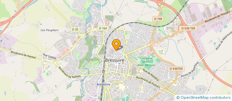 localisation de l'entreprise ASSOCIATION DE FORMATION DU BOCAGE BRESSUIRAIS  BRESSUIRE