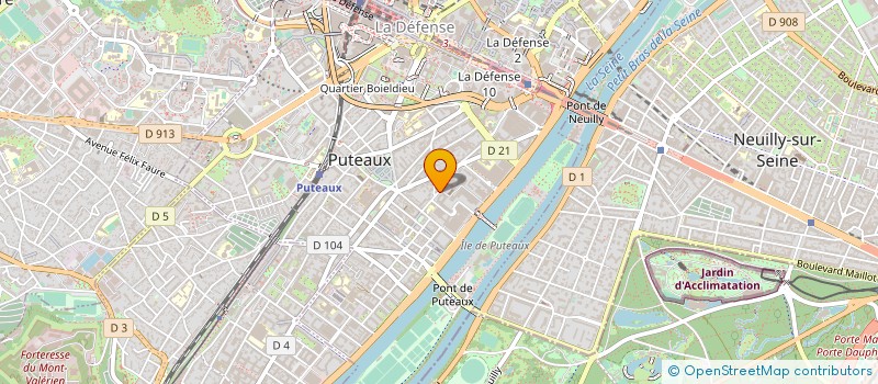 localisation de l'entreprise ASSOCIATION DE FORMATION ET D INNOVATION POUR LES METIERS DE L INDUSTRIE ET DE LA MECANIQUE à PUTEAUX