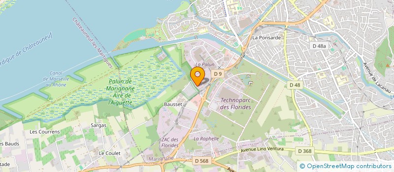 localisation de l'entreprise ASSOCIATION DE FORMATION INSERTION ET DISTRIBUTION ALIMENTAIRE DE PORT DE BOUC à MARIGNANE