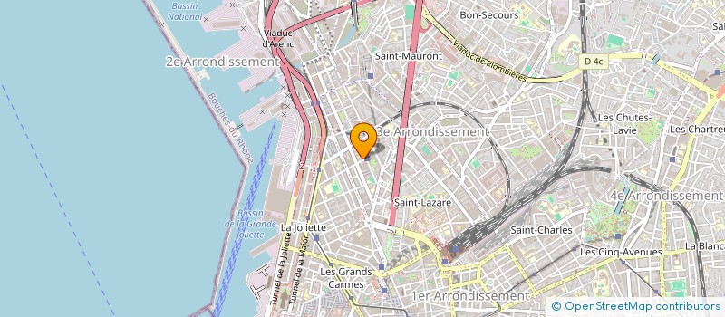 localisation de l'entreprise ASSOCIATION DE FORMATION MEDICALE CONTINUE DES MEDECINS HOPITAL EUROPEEN MARSEILLE à MARSEILLE