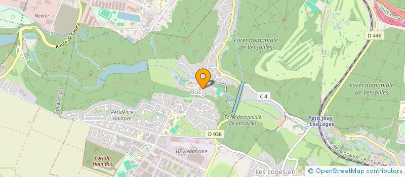 localisation de l'entreprise ASSOCIATION DE FORMATION PAR ALTERNANCE DES METIERS DU SOCIAL ET DU MEDICO-SOCIAL DE LA SAUVEGARDE DES YVELINES  BUC