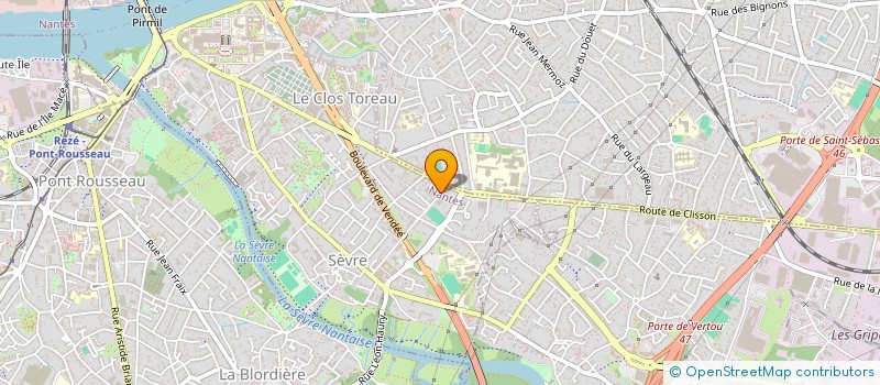 localisation de l'entreprise ASSOCIATION DE FORMATION POUR LA SANTE à NANTES
