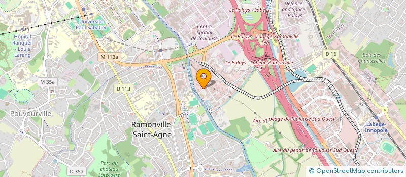 localisation de l'entreprise ASSOCIATION DE FORMATION POUR LE DEVELOPPEMENT REGIONAL ET L'APPUI AU RECLASSEMENT  RAMONVILLE-SAINT-AGNE