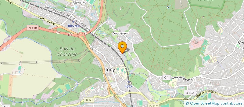 localisation de l'entreprise ASSOCIATION DE FORMATION PROFESSIONNELLE CONTINUE  IGNY