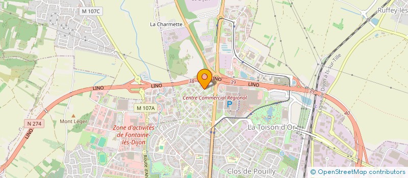 localisation de l'entreprise ASSOCIATION DE FORMATION PROFESSIONNELLE DE L'INDUSTRIE 21-71-AFPI 2171 à DIJON