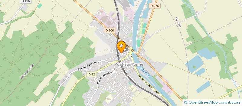 localisation de l'entreprise ASSOCIATION DE FORMATION PROFESSIONNELLE POUR L EMPLOI EN COMMERCE INTERNATIONAL à PONT-SUR-YONNE