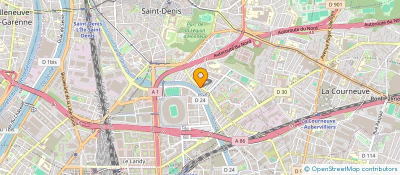 localisation de l'entreprise ASSOCIATION DE FORMATIONS ET LOISIRS à SAINT-DENIS