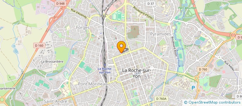 localisation de l'entreprise ASSOCIATION DE GESTALT-THERAPIE LE CHEMIN à LA ROCHE-SUR-YON