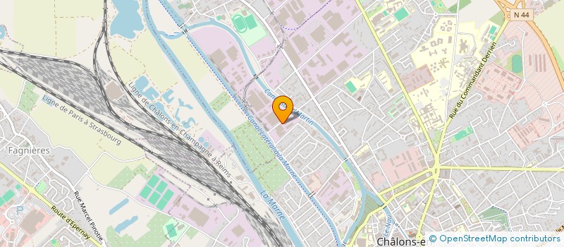 localisation de l'entreprise ASSOCIATION DE GESTION AGREE DE CHALONS EN CHAMPAGNE ET SA REGION  CHALONS-EN-CHAMPAGNE