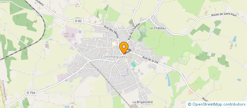 localisation de l'entreprise ASSOCIATION DE GESTION CANTINE à LA CHAPELLE-HERMIER
