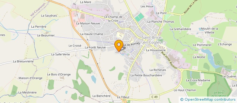 localisation de l'entreprise ASSOCIATION DE GESTION CLIC HAUTE BRETAGNE à MAEN ROCH