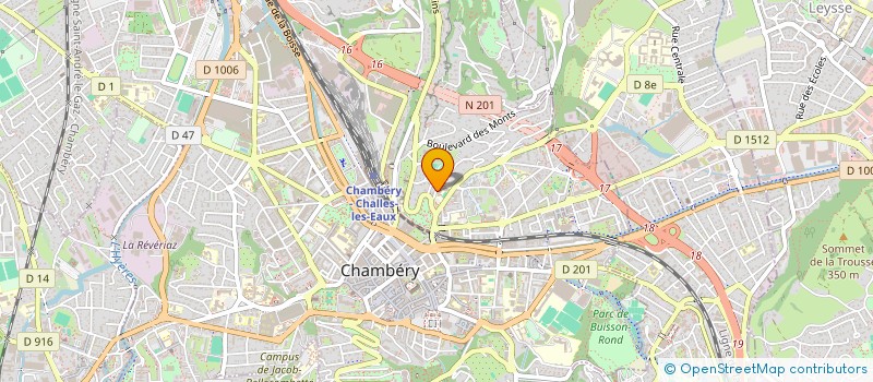 localisation de l'entreprise ASSOCIATION DE GESTION DE L'ETABLISSEMENT ASSOMPTION CHAMBERY (A.G.E.A. CHAMBERY)  CHAMBERY