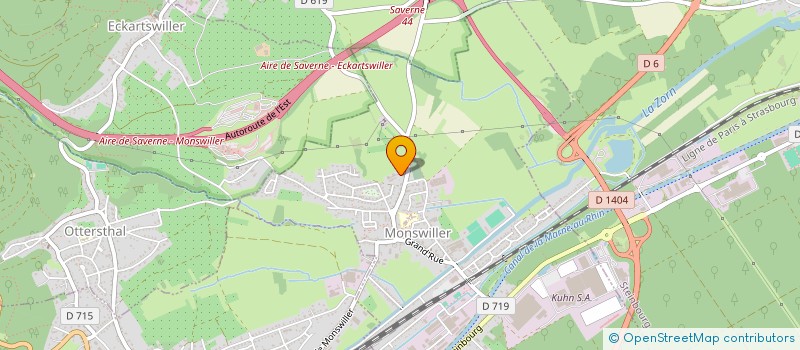 localisation de l'entreprise ASSOCIATION DE GESTION DE LA MAISON D'ACCUEIL DE L'ALTENBERG à MONSWILLER