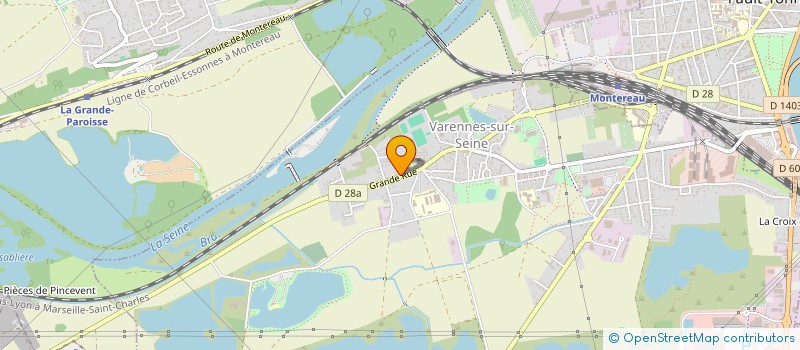 localisation de l'entreprise ASSOCIATION DE GESTION DE LA MAISON D'ACCUEIL RURALE POUR PERSONNES AGEES LA RESIDENCE LES CYPRES à VARENNES-SUR-SEINE