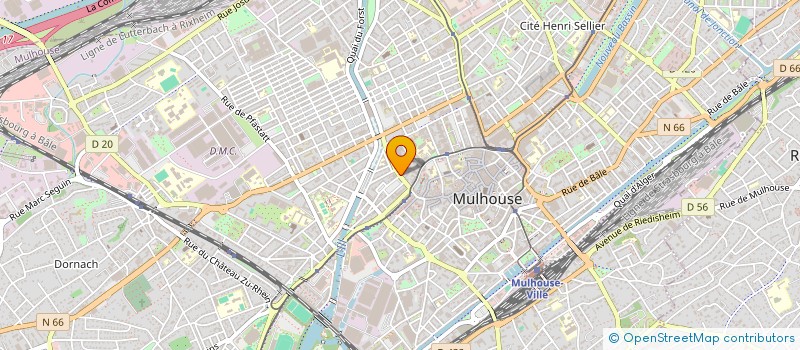 localisation de l'entreprise ASSOCIATION DE GESTION DE LA MAISON DE CONVALESCENCE ET DE RETRAITE  MULHOUSE