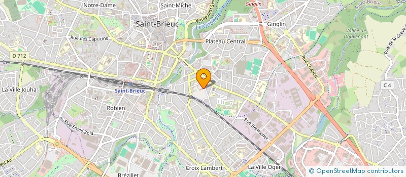 localisation de l'entreprise ASSOCIATION DE GESTION DE LA MAISON DES ARTISTES à SAINT-BRIEUC