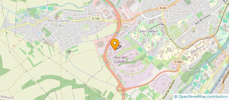 localisation de l'entreprise ASSOCIATION DE GESTION DE LA PATINOIRE PROVISOIRE DE LA REGION DE MULHOUSE  MULHOUSE