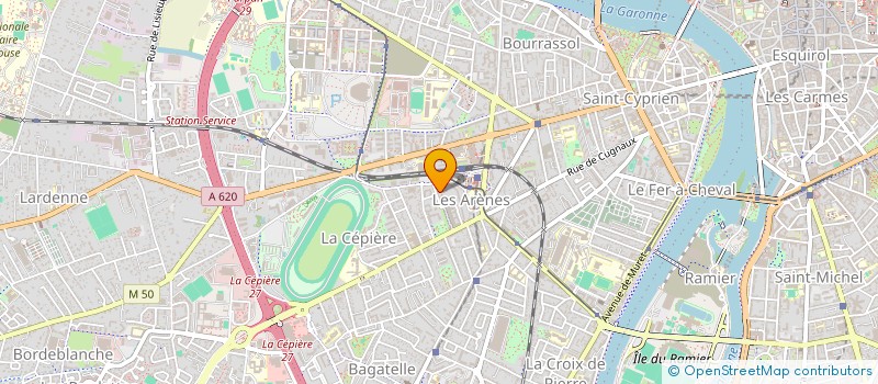 localisation de l'entreprise ASSOCIATION DE GESTION DES ECOLES DU CAMPUS VIDAL à TOULOUSE