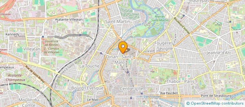 localisation de l'entreprise ASSOCIATION DE GESTION DES FONDS DU CODERPAG 35  RENNES