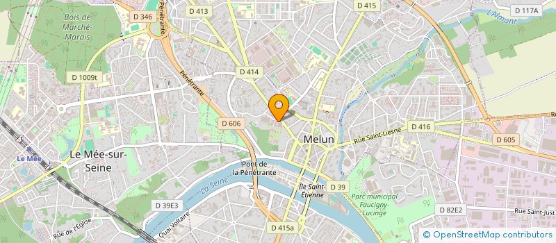 localisation de l'entreprise ASSOCIATION DE GESTION DES FONDS DU CONSEIL DEPARTEMENTAL DE LA CITOYENNETE ET DE L'AUTONOMIE DE SEINE-ET-MARNE à MELUN