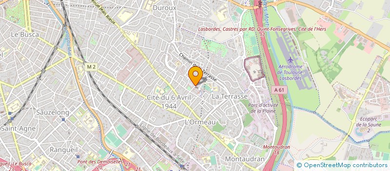 localisation de l'entreprise ASSOCIATION DE GESTION DES MAISONS DIOCESAINES à TOULOUSE