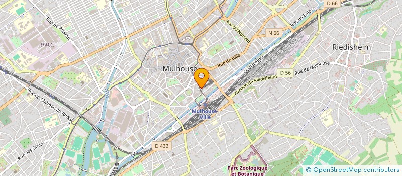 localisation de l'entreprise ASSOCIATION DE GESTION DES OLYMPIADES NATIONALES DE LA CHIMIE EN ALSACE  MULHOUSE