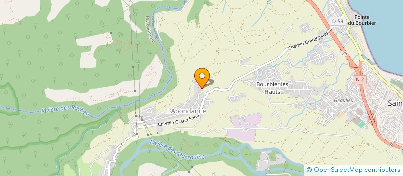 localisation de l'entreprise ASSOCIATION DE GESTION DES RESSOURCES INTERMEDIAIRES ET SOLIDAIRES à SAINT-BENOIT